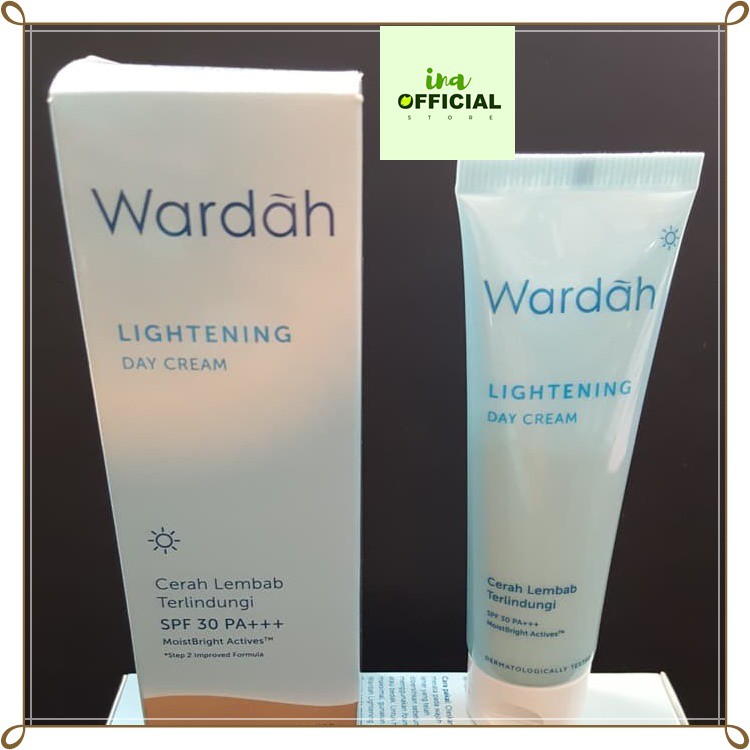 Wardah Lightening Day Cream 20gr / Krim Wajah Wardah Siang