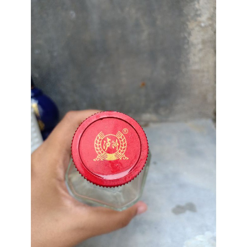 botol bekas miras jack Daniels, red label