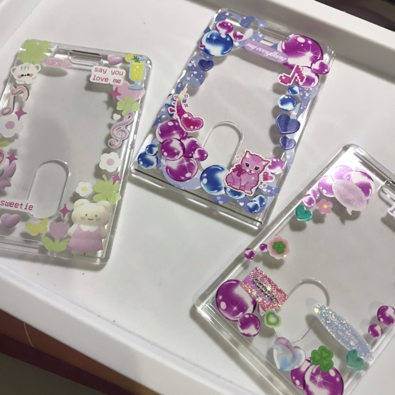 

Acrylic card holder deco for pc