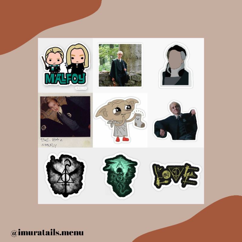 54pcs Sticker Tumblr Draco Malfoy