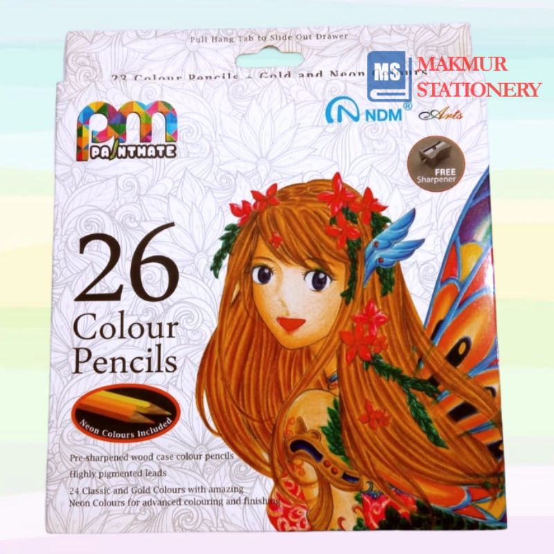 

Pensil Warna NDM Paintmate Arts 26 Warna