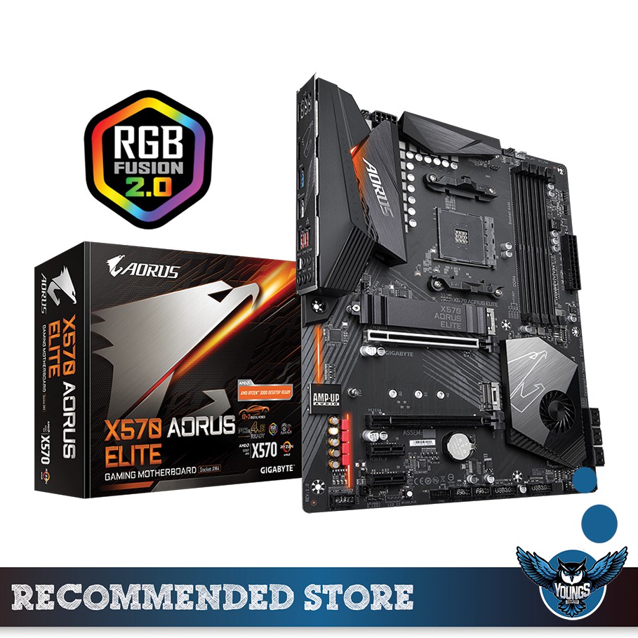 GIGABYTE X570 AORUS ELITE AM4 MOTHERBOARD AMD