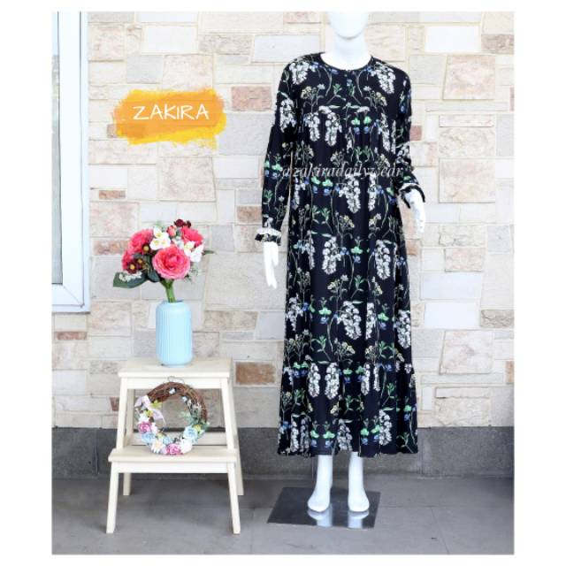 daily dress gamis murah gamis harian dress harian zakira zakira.official
