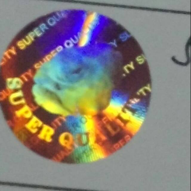 

Stiker hologram Super Quality Rose