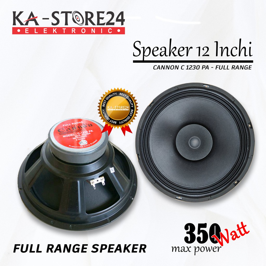 Speaker 12 Inch CANON C-1230 PA Full Range - 350 Watt