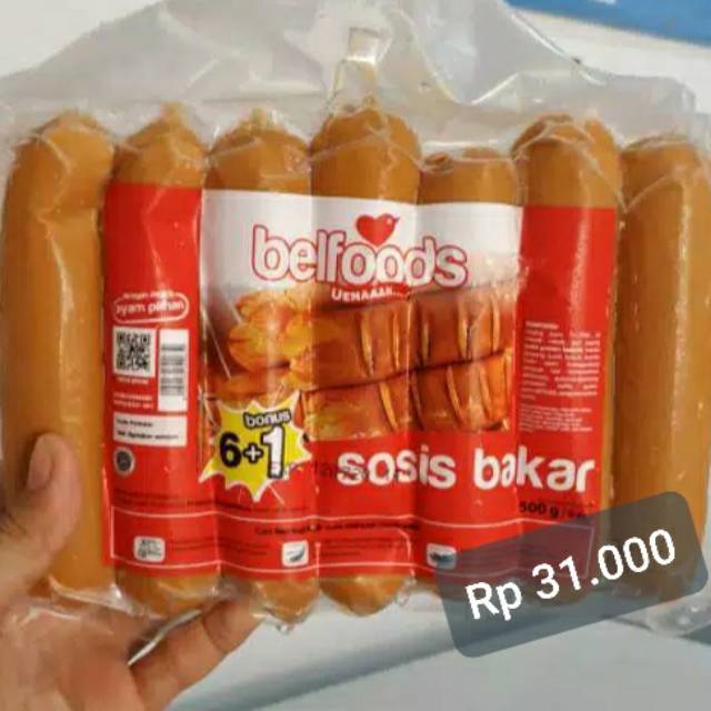 Jual Belfoods Sosis Bakar Jumbo 500gr Shopee Indonesia