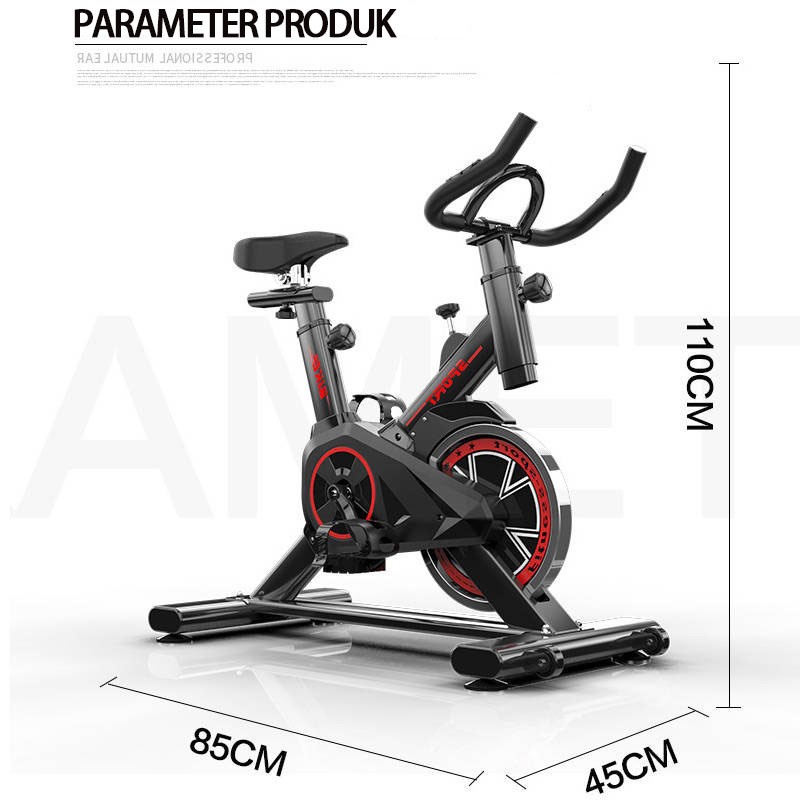 Spin Sepeda Statis Rumah Indoor Fitness Gym Spinning Bike Sepeda Kardio Fitness Alat Fitness