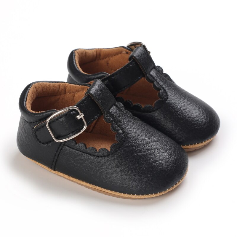 Sepatu Bayi Prewalker Perempuan Umur 0 - 12 Bulan Sepatu Casual Anak Bayi Perempuan Baby Prewaker Shoes Cewek Murah Umur 0 - 14 Bulan, umur 1 Tahun 0 - 6 Bulan Hitam AK 14