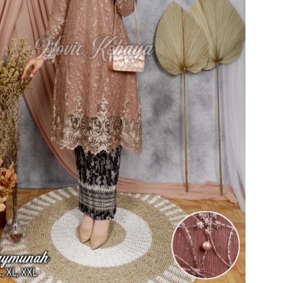 ➺ () KIRANAOL - SETELAN KEBAYA MODERN - SET KEBAYA TUNIK TILLE MODERN - BAJU KEBAYA MODERN - KEBAYA 
