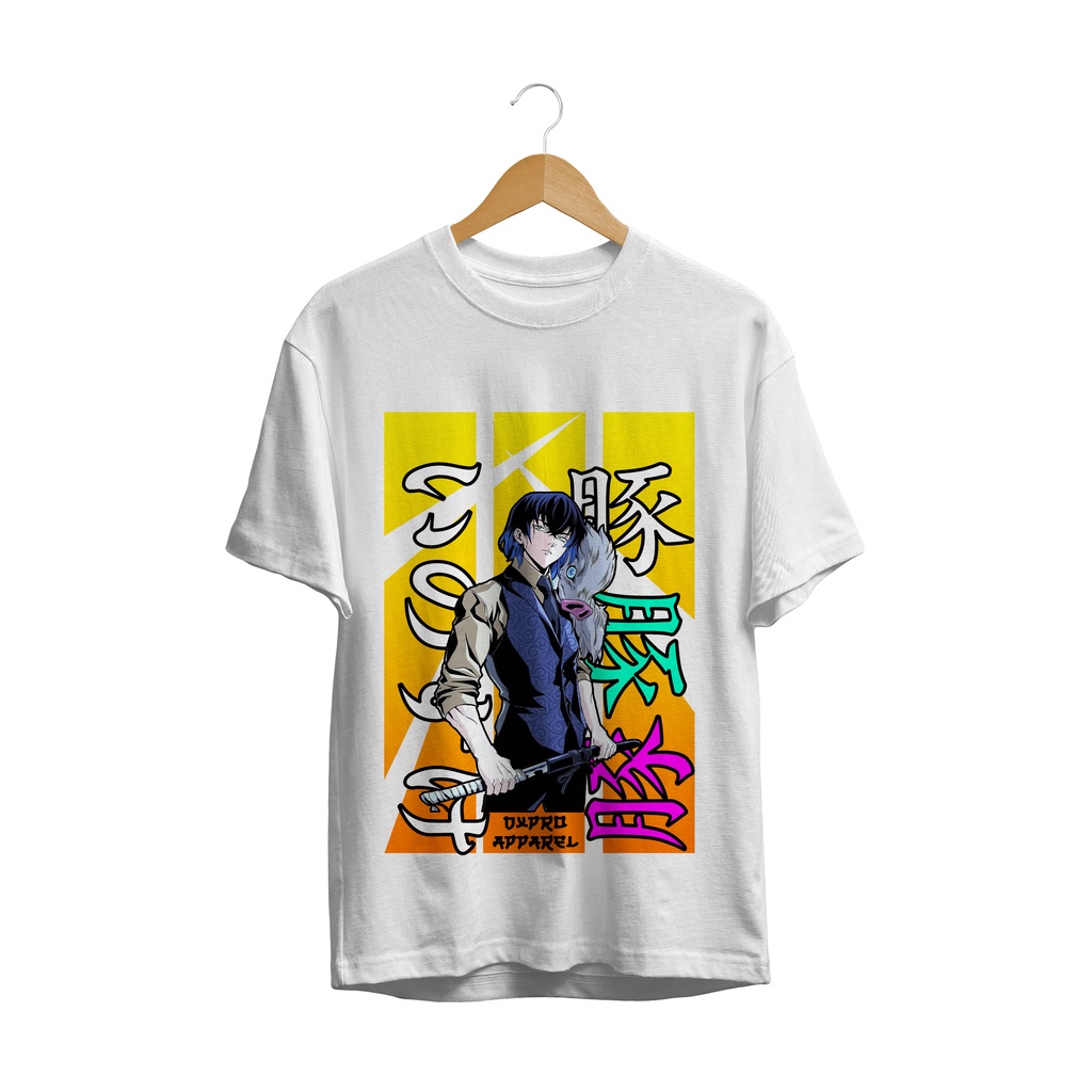 T-SHIRT ANIME DEMON SLAYER HANSAMU INOSUKE HASHIBIRA PREMIUM