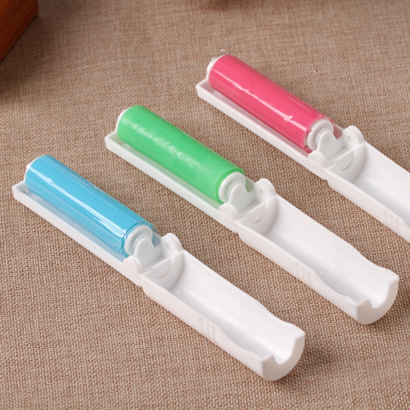 Roller Pembersih Bulu Baju Roll Sikat Lipat Pembersih Bulu Hewan Debu Sticky Roller Mini