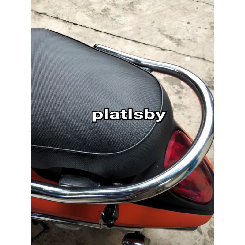 Jok Scoopy Ori Sarung Kulit Jok Scoopy Hitam Lis Ori Press