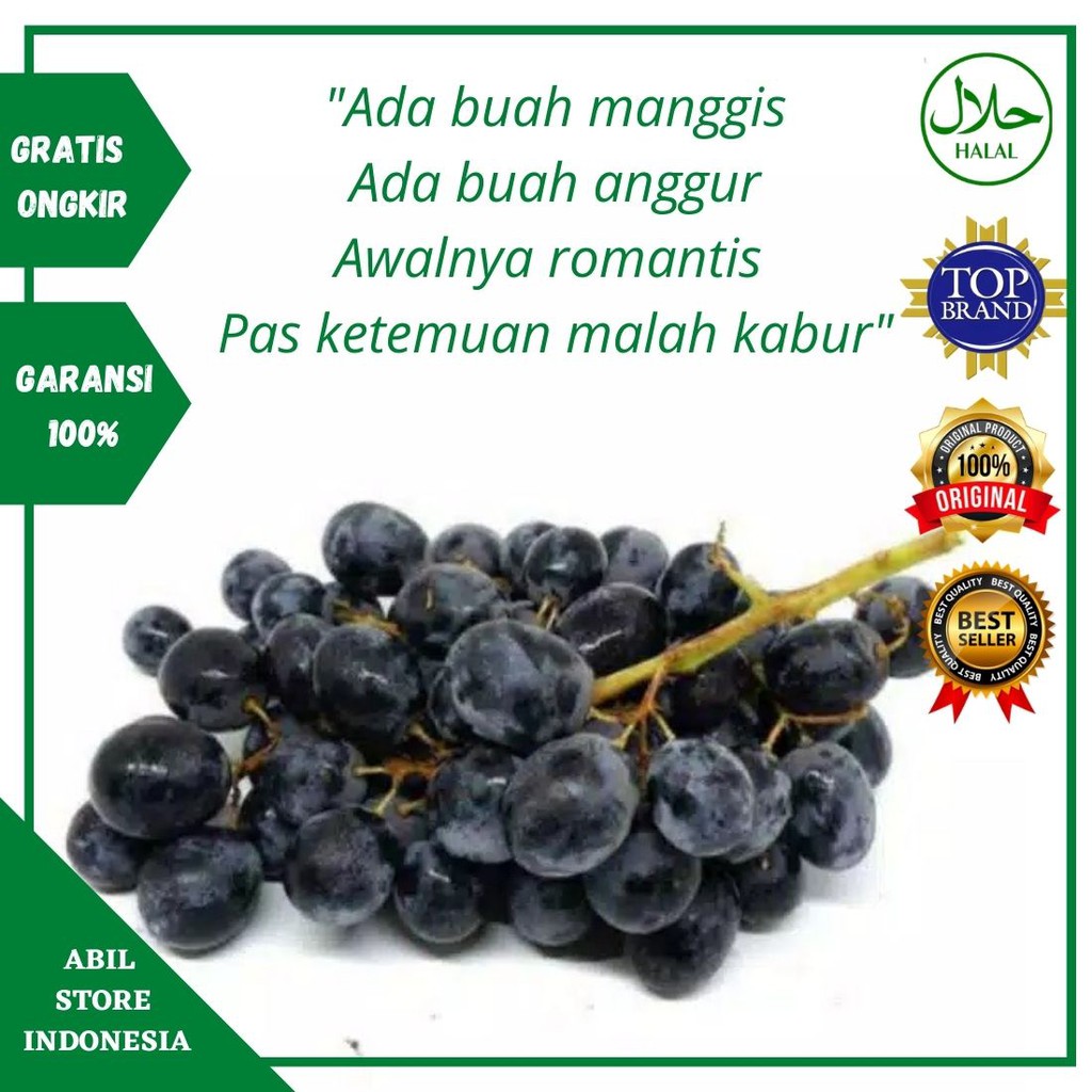 

SAYURAN SEGAR SAYUR CILACAP FRESH BERKUALITAS ANGGUR IMPORT 500 GRAM