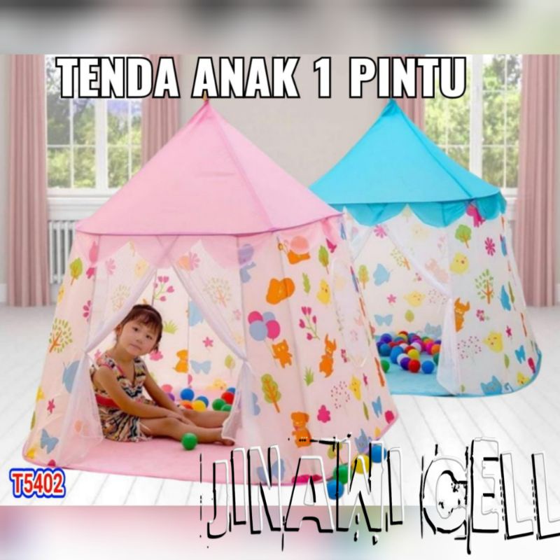 TENDA CAMPING BERMAIN ANAK 2 PINTU PRINCESS CASTLE T5402