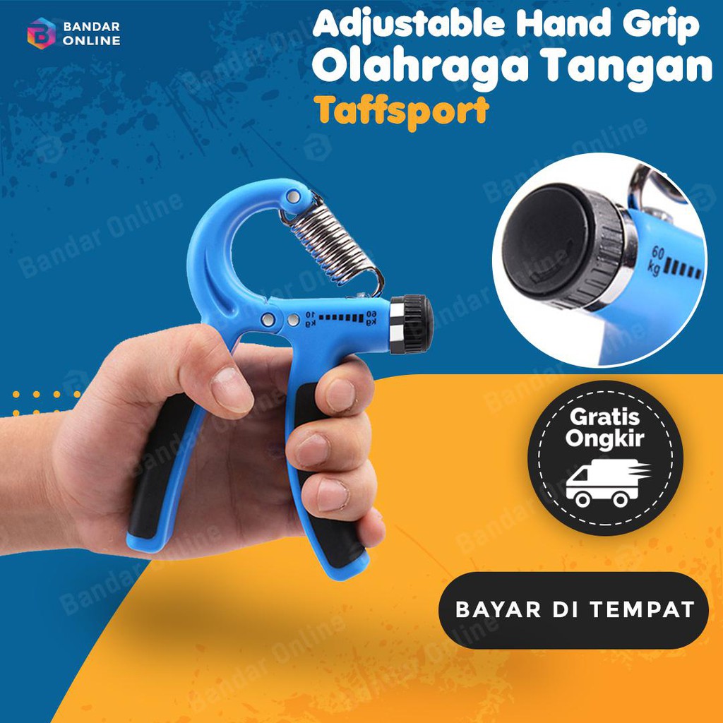  Alat  Olahraga  Otot Tangan  Taffsport Adjustable Hand Grip 