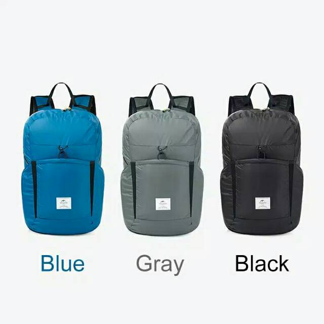 Tas lipat Naturehike 25L NH17A017-B backpack ultralight ransel waterproof travel