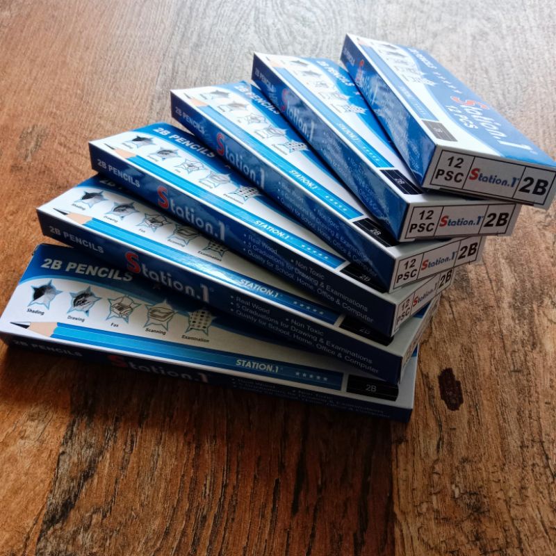

PENSIL 2B STATION.1 TERMURAH 12 PCS HARGA GROSIR ALAT TULIS