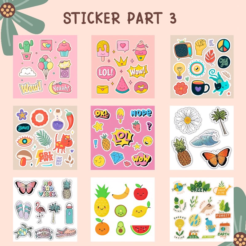 

Stiker Aesthetic / Stiker Tumblr / Stiker Deco / Stiker Pack