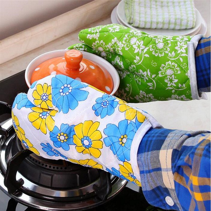 Grosir - H880 (1 PCS) Sarung Tangan Motif Anti Panas / Sarung Tangan Microwave / Kitchen