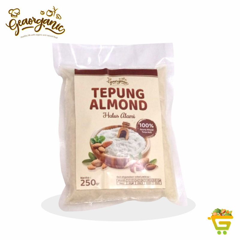 

Tepung Almond Alami 250gr Extra fine