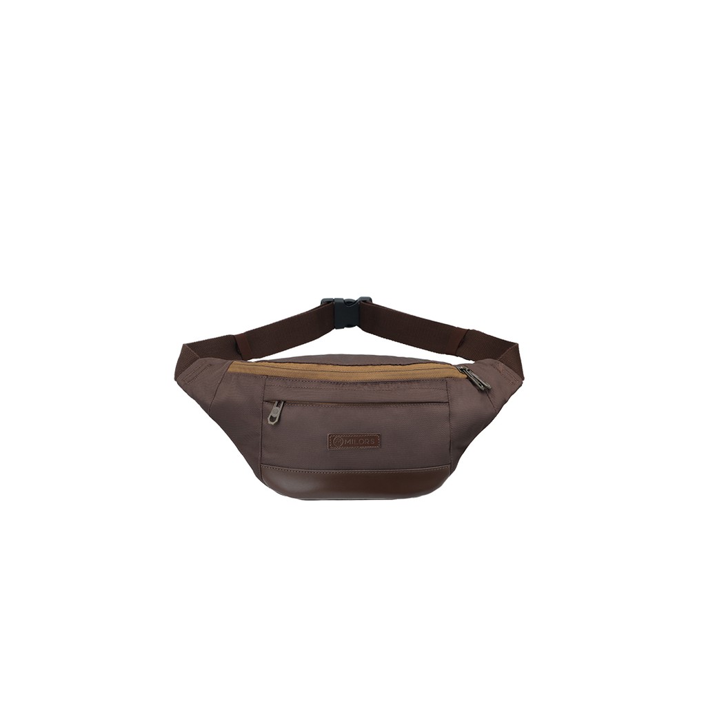 Jual Tas Pinggang / Waist Bag / Waist Pack Milors Filoin Brown