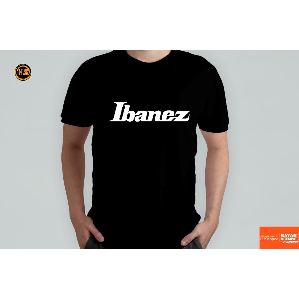 Kaos Logo IBANEZ Gitar musik Anak Band T Shirt Pria Wanita Jumbo Distro Original Custom