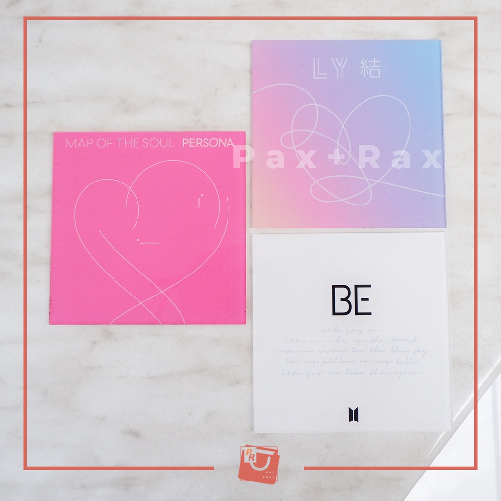 WALL DECOR ACRYLIC ALBUM BTS BANGTAN I POSTER ALBUM COVER AESTHETIC