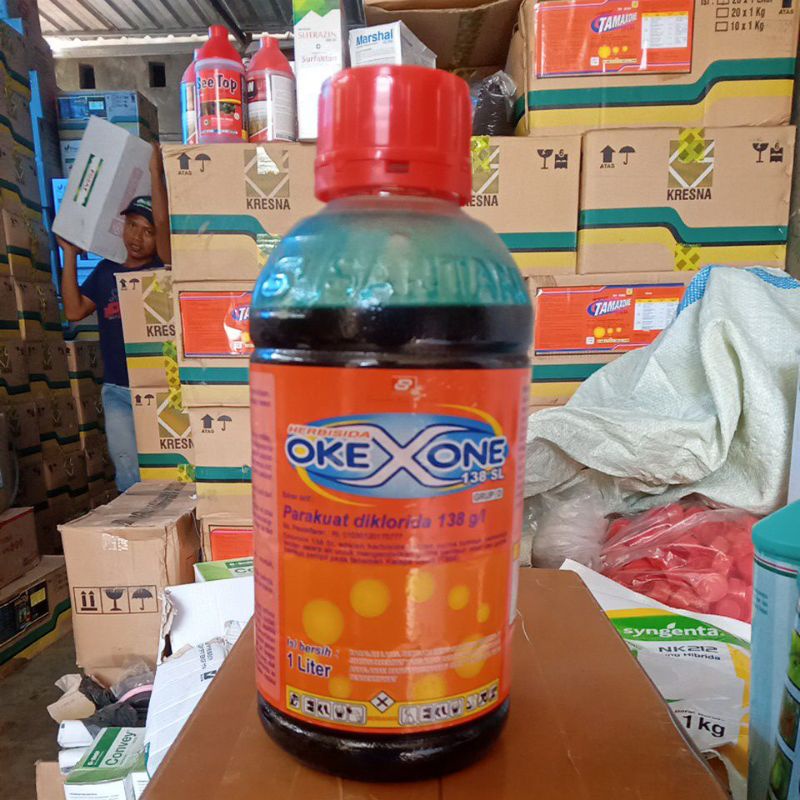 herbisida OkeXone 138sl 1liter mati langsung