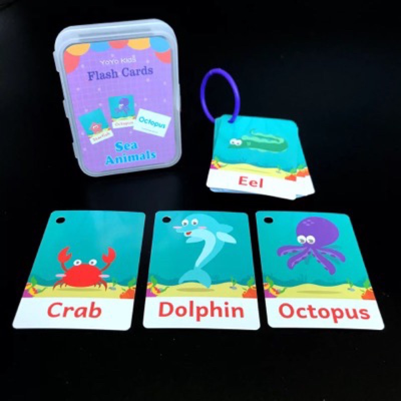 [ BISA COD ] FLASHCARD KARTU PINTAR ANAK MAINAN EDUKASI PENGENALAN OBJEK| LEARN &amp; PLAY