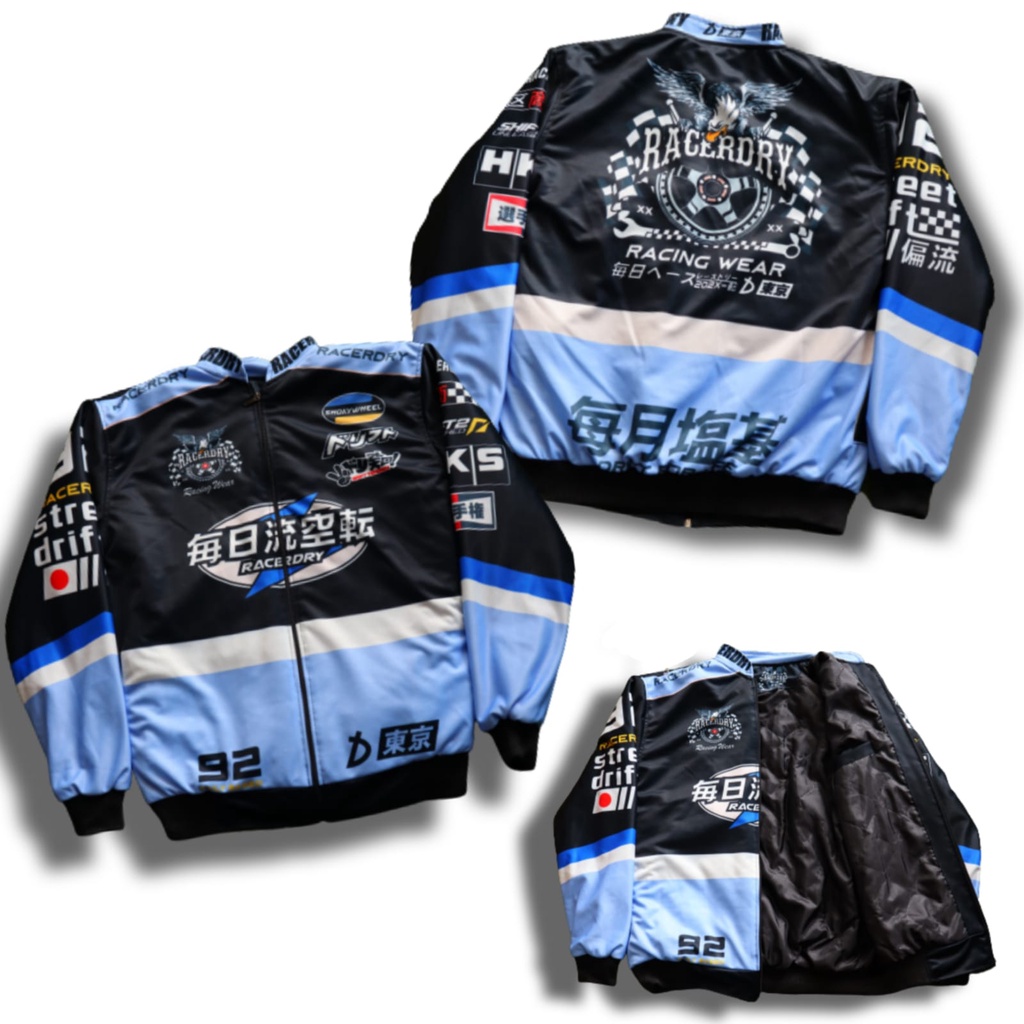 jaket sunmori team touring pria wanita/racerdry japan series/jaket turing pria/jaket bomber racing/jaket nascar racing