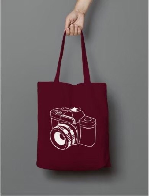 TOTEBAG RESLETING MOTIF CAMERA