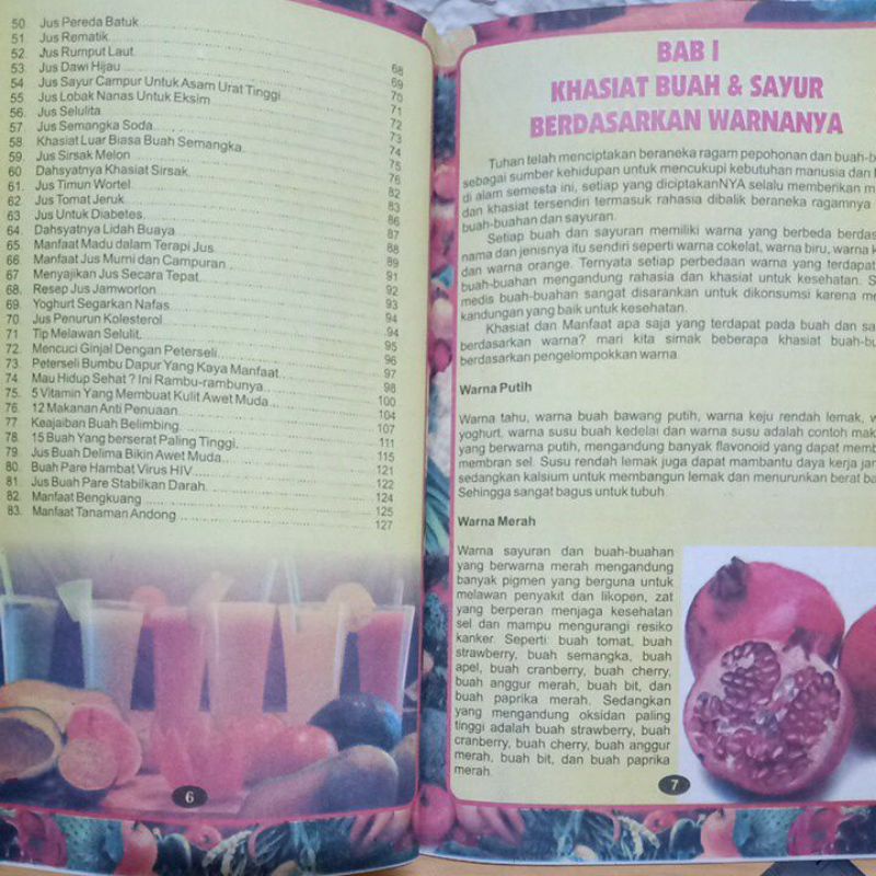 Buku Cara Sehat Alami Dengan Terapi Jus/Buah/Sayur