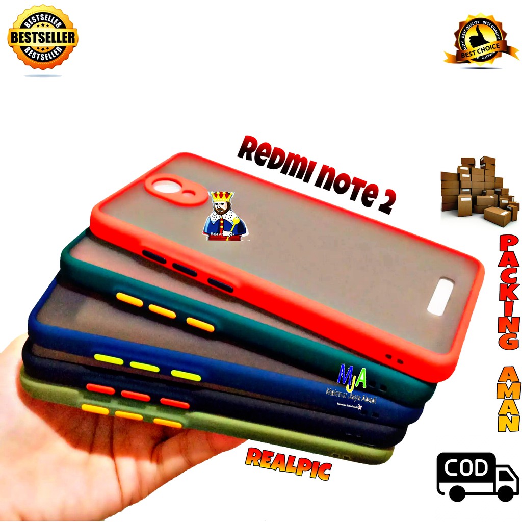 SOFTCASE XIAOMI REDMI NOTE 2 - CASE MATTE FULL COLOUR MY CHOICE BUMPER CASE PELINDUNG KAMERA