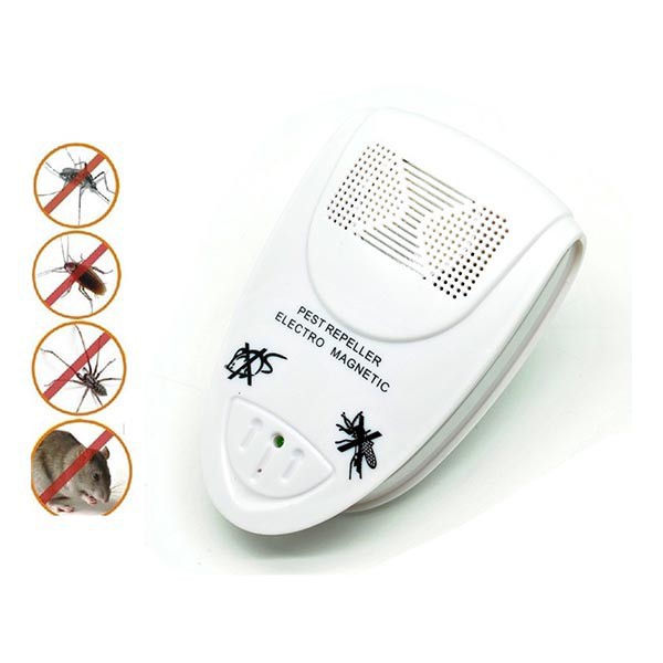 Grab medan Bug Scare Ultrasonic Rat Pest Control Repeller / Anti Nyamuk - HOE0065