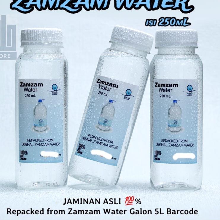 

79G AIR ZAMZAM 250mL ASLI 100% AIR ZAM ZAM MURNI ZAMZAM WATER ZAMZAM KEMASAN KECIL MINI ZAMZAM BARCO