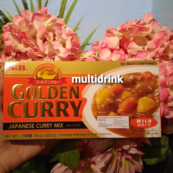 

Golden Curry Sauce S&B / Bumbu Kari Jepang Golden Curry S&B 220G - Hot