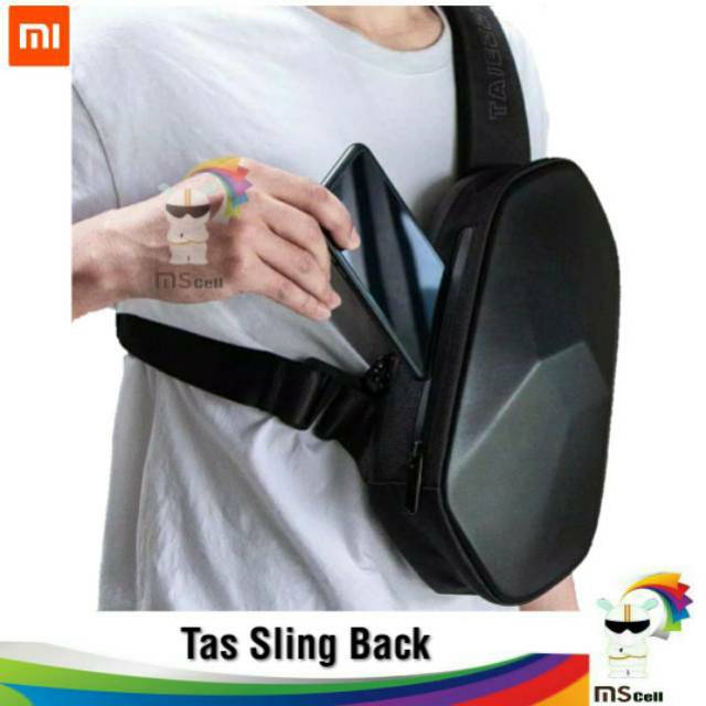 Tas Xiaomi Beaborn Ransel Pria / Wanita Tajezzo Kulit PU Anti Air dengan USB untuk Olahraga / Santai