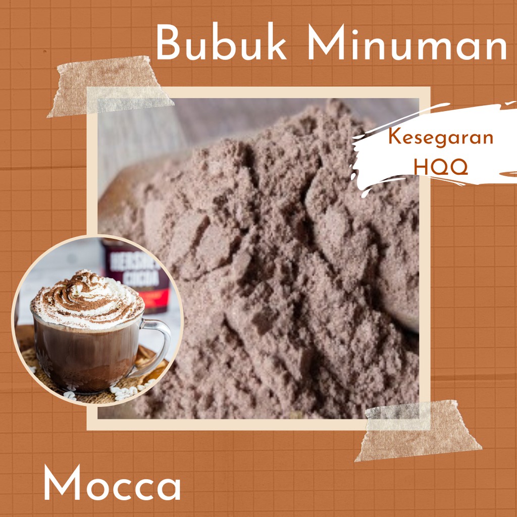 

Bubuk Minuman Premium Rasa Mocca 1 Kg Serbuk Minuman Mocca Enak Murah Halal Aman Terbaik