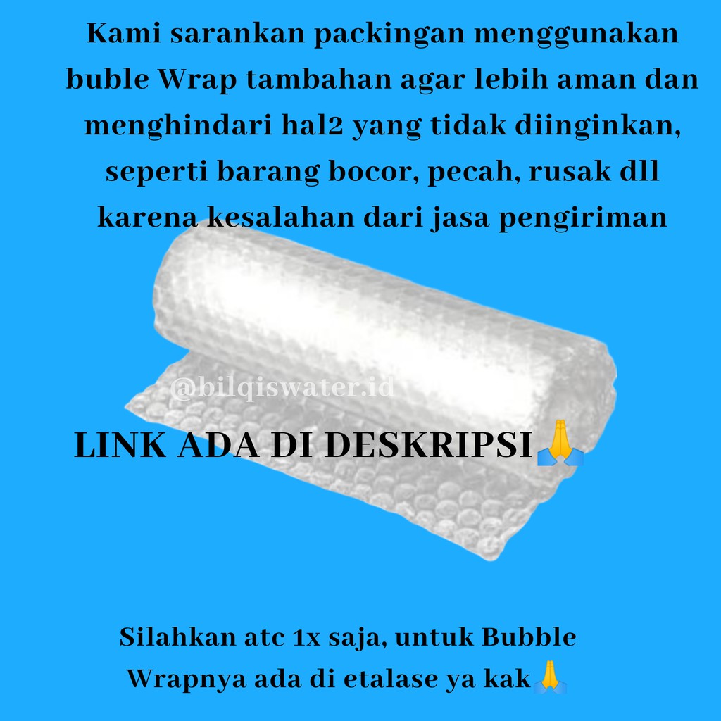 

PACKING TAMBAHAN BUBBLE WRAP AGAR PENGIRIMAN LEBIH AMAN