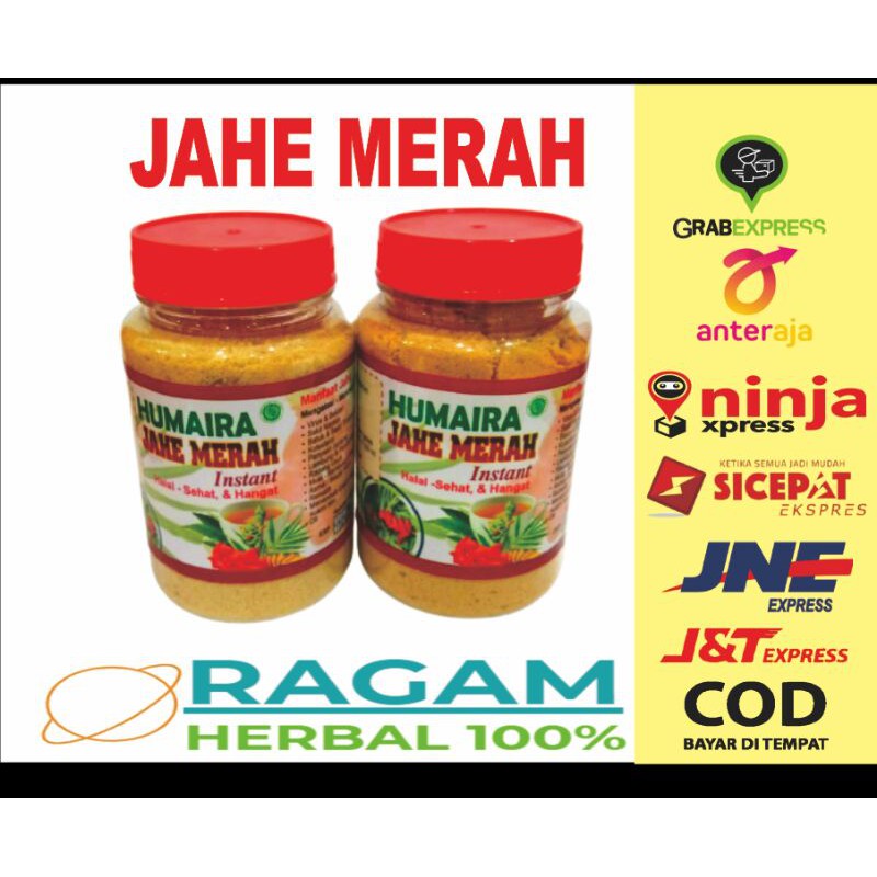 

Jahe Merah Humaira 200 gr Immunitu Booster