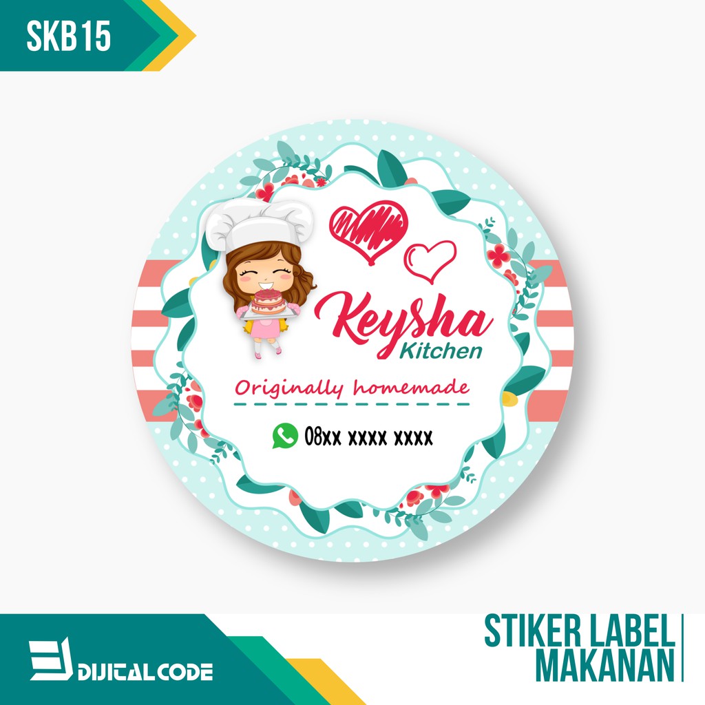 20+ Ide Stiker Label Makanan - Aneka Stiker Keren