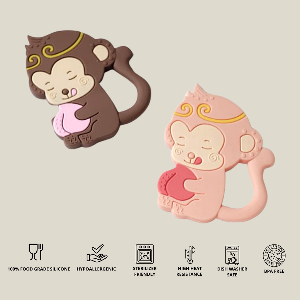 SET TEETHER GIGITAN BAYI - MINI WUKONG KHAKI