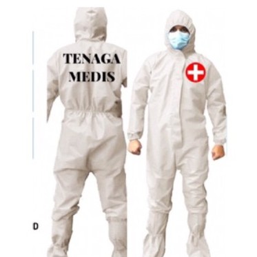 APD HAZMAT BAJU APD PELINDUNG DIRI TASLAN dan SPUNDBOND COATING Waterproof  READY LSG KIRIM