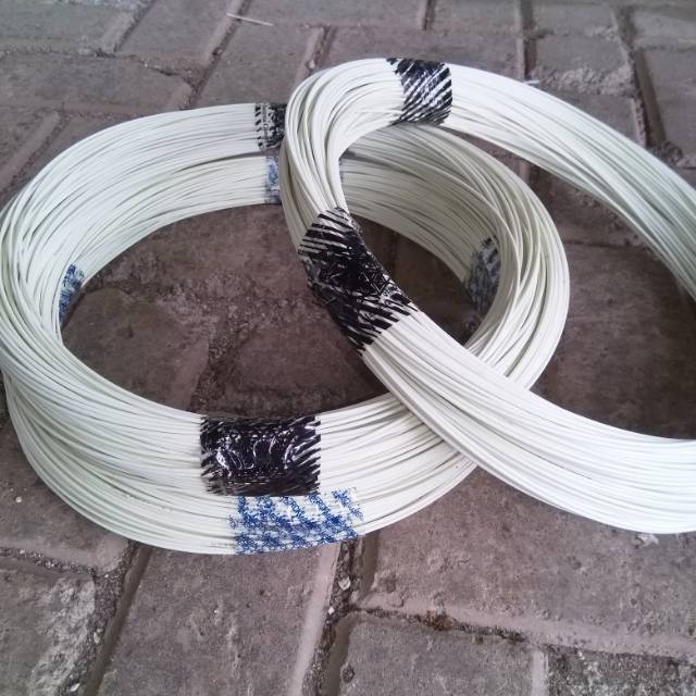 Ruji Jeruji Fiber 2 Mili Warna Putih Gading Untuk Sangkar Burung