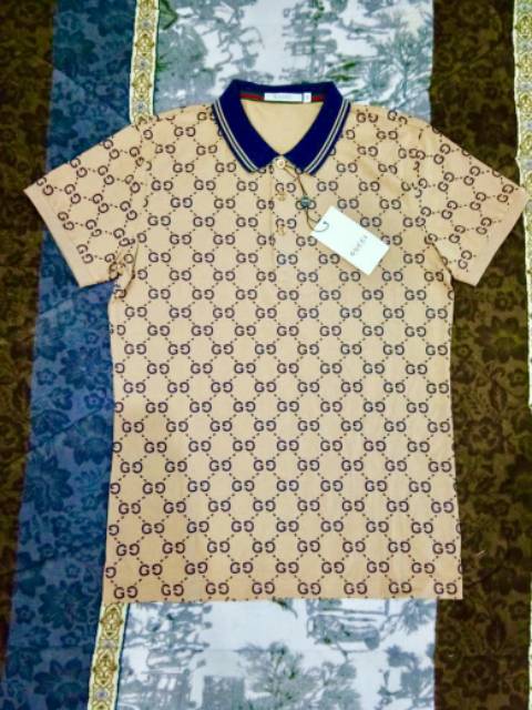 POLO SHIRT GUCCI / KAOS KERAH GUCCI / BAJU PRIA IMPORT PREMIUM HIGH QUALITY