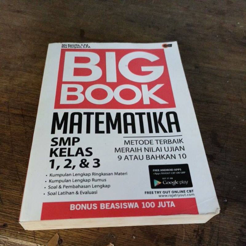 Big book matematika SMP oleh nia karnita media