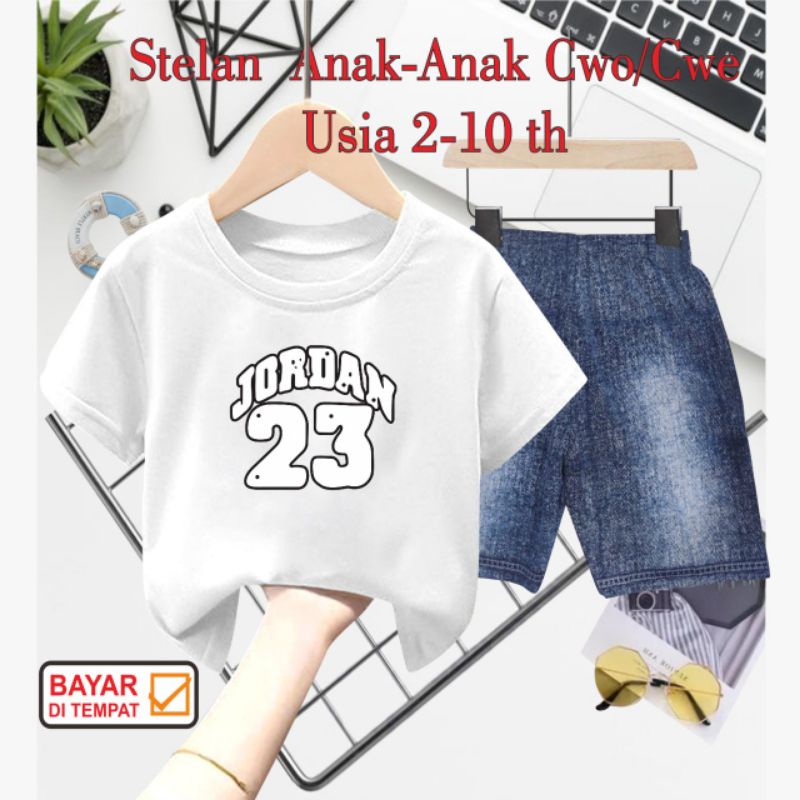 ((IB))SETELAN ANAK2 UNISEX SEMI JEANS/JQRD4N DIGITAL SABLON