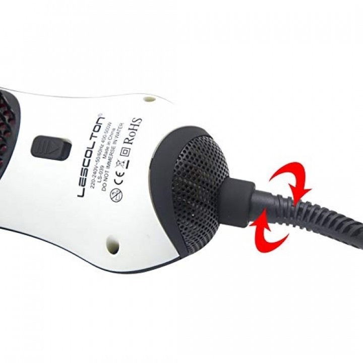 LESCOLTON LS-039 - 3 in 1 Infrared Detangling Dryer Brush 400W