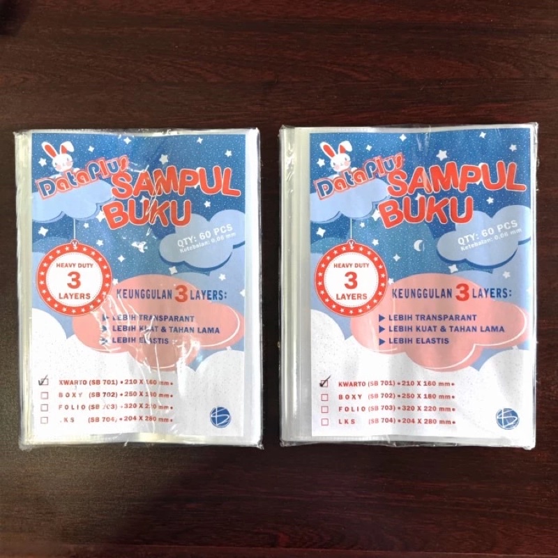 

SAMPUL PLASTIK BUKU QUARTO / COVER PLASTIK BUKU QUARTO (60 LEMBAR)