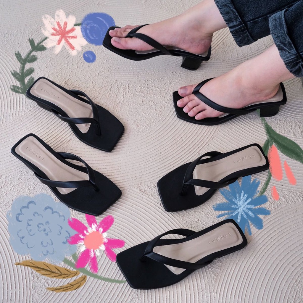 VOILA SERIES LOMARI 5CM - Sandal Heels Wanita